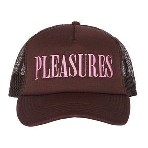 Pleasures Lithium Trucker Hat Brown One Size Fits All Brand New